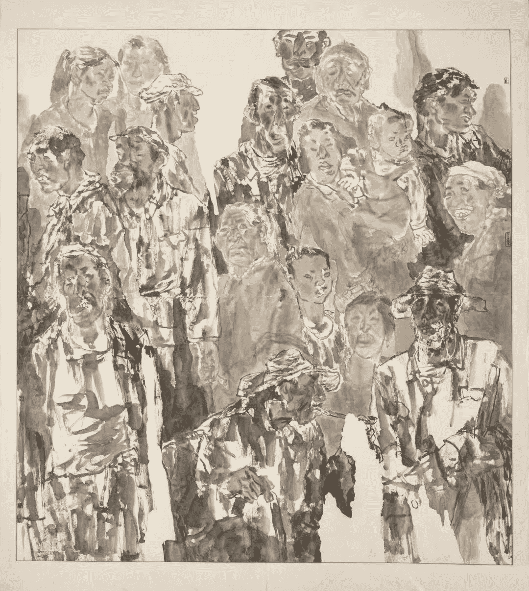 中华文化符号和中华民族形象系列云上展——“亮丽北疆 画说黄河”内蒙古美术作品展 第5张