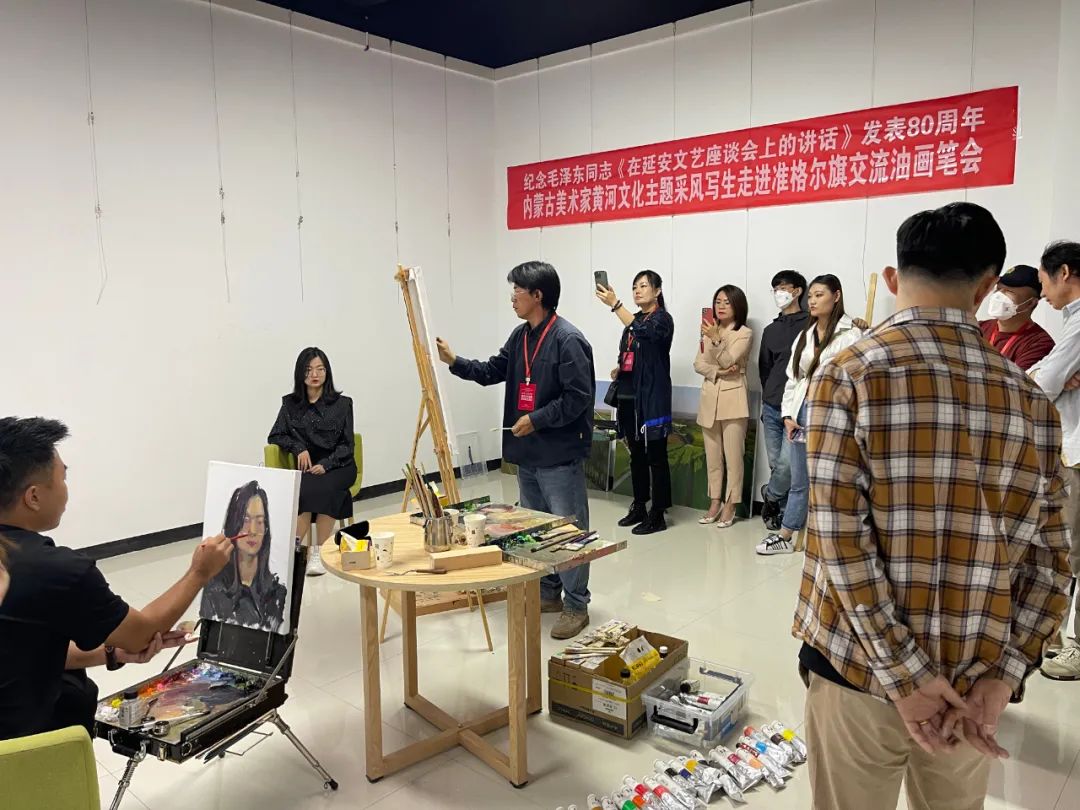 薪火相传 文艺为民——内蒙古美术家黄河文化主题采风写生活动持续开展 第9张