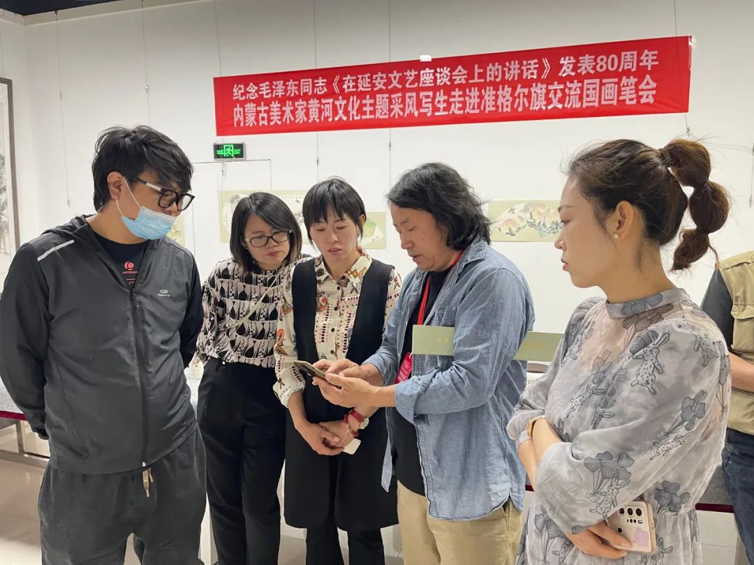 薪火相传 文艺为民——内蒙古美术家黄河文化主题采风写生活动持续开展 第12张