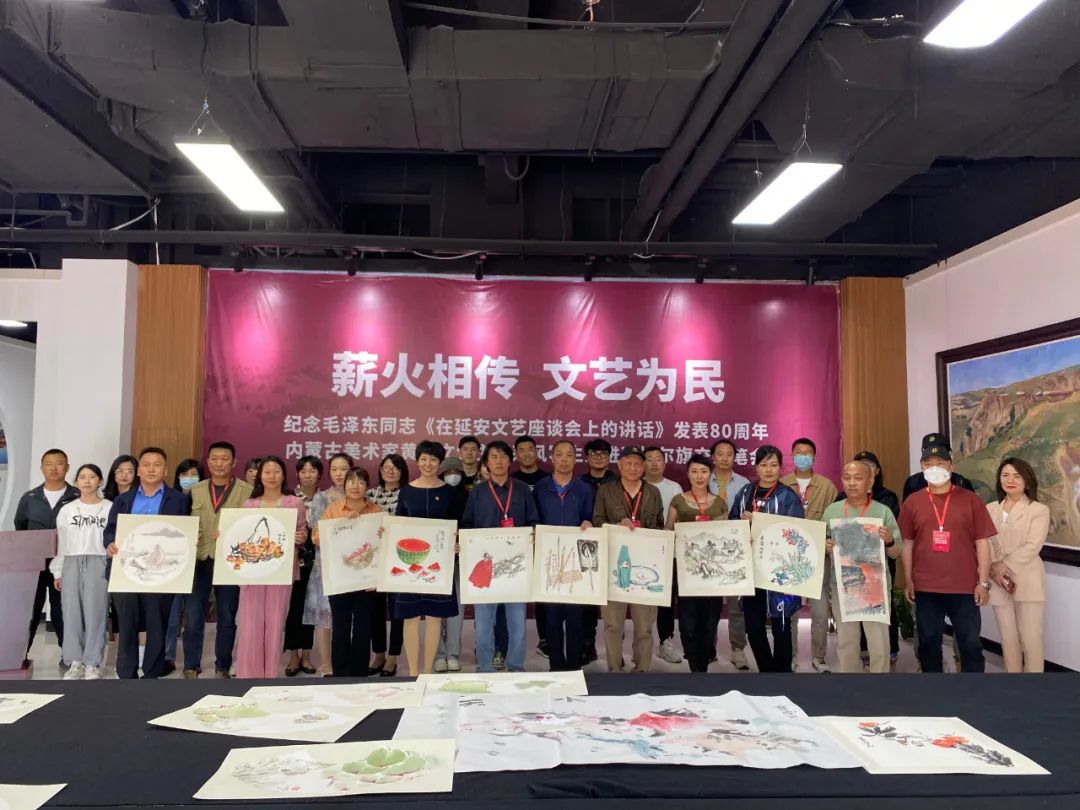 薪火相传 文艺为民——内蒙古美术家黄河文化主题采风写生活动持续开展 第13张