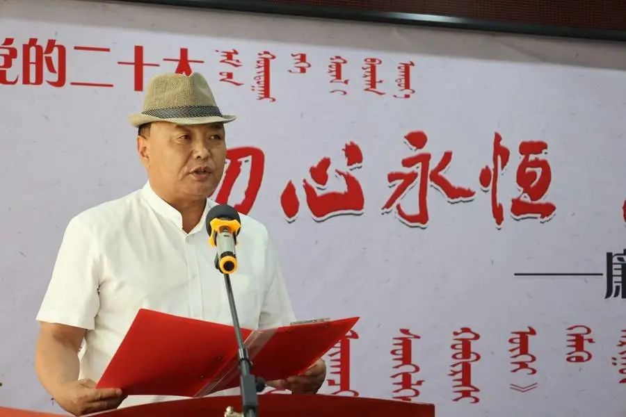 基层艺讯 | 阿拉善盟“初心永恒 忠诚如一”廉洁文化书法美术展开展 第6张