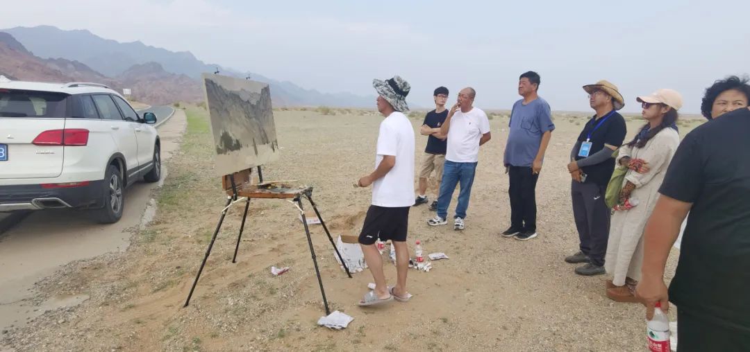 用画笔讲述黄河故事——内蒙古美术家黄河主题采风写生活动 第21张